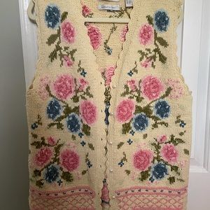 Vintage Portraits by Northern Isles knitted sweater vest